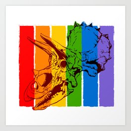 PrideCeratops Art Print