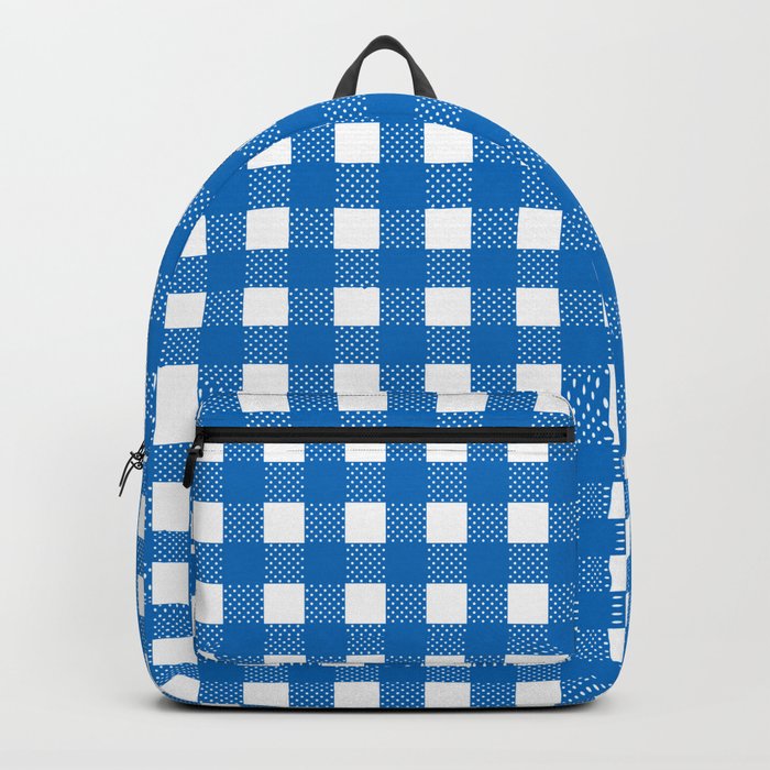 Blue Gingham - 28 Backpack