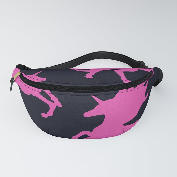 Visible Invisible Pink Unicorn Fanny Pack By Xooxoo Society6
