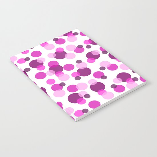 Pink and Purple Spots Notebook