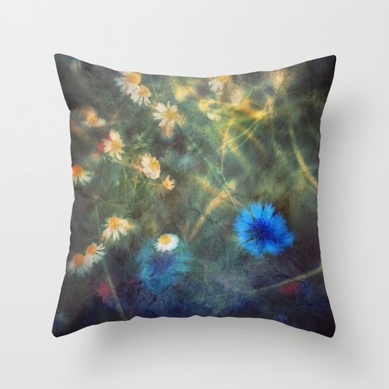 summer flowers Throw Pillow