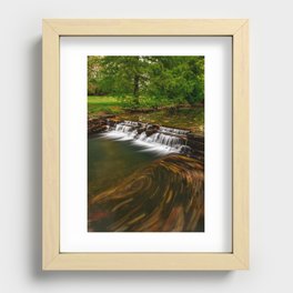 Hamestring Creek Falls In Autumn Recessed Framed Print