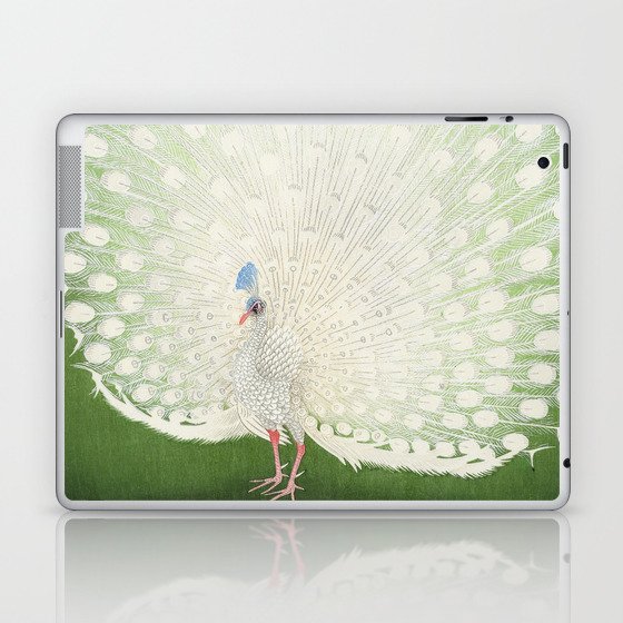 Marvellous Peacock - Vintage Japanese woodblock print Art Laptop & iPad Skin