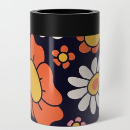 Retro 70s Psychedelic Pattern 07 Can Cooler