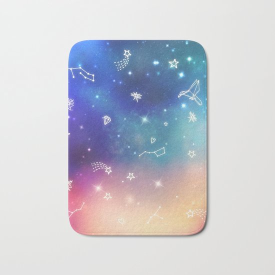 Sky with stars Bath Mat