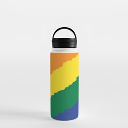 lgbtqia rainbow diversity Water Bottle