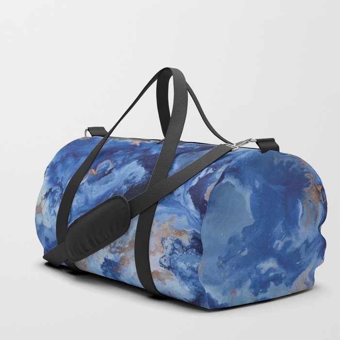 Depths of the Sea - Mixed Media Painting Duffle Bag
