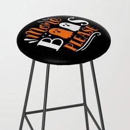 More Boos Please Cool Halloween Ghosts Bar Stool