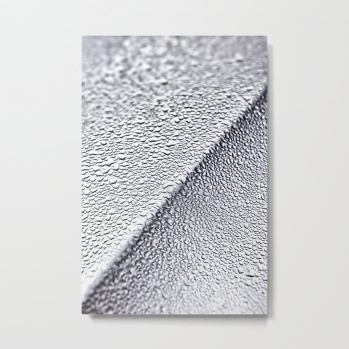 Water Droplets Metal Print