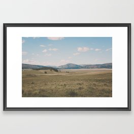 New Mexico Landscape Photography Valle Caldera National Preserve Framed Art Print