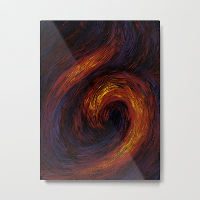 Whirling Fire Metal Print
