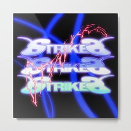 First Strike - Print by Strikes Metal Print