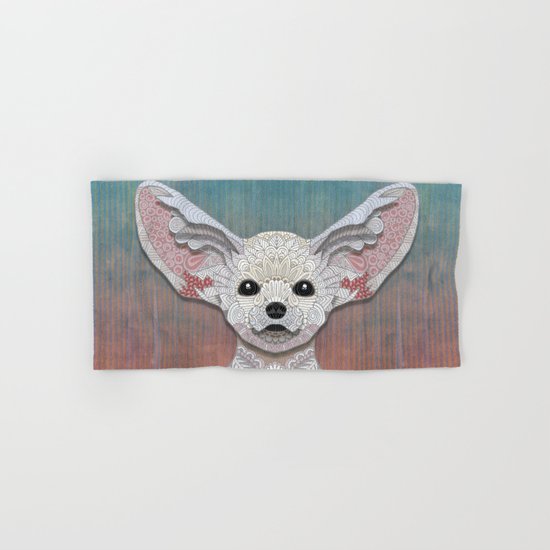Fennec Fox Hand & Bath Towel