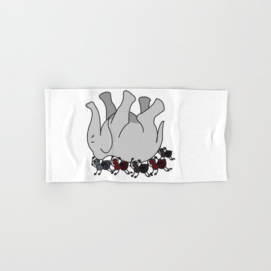 Elephant Hand & Bath Towel