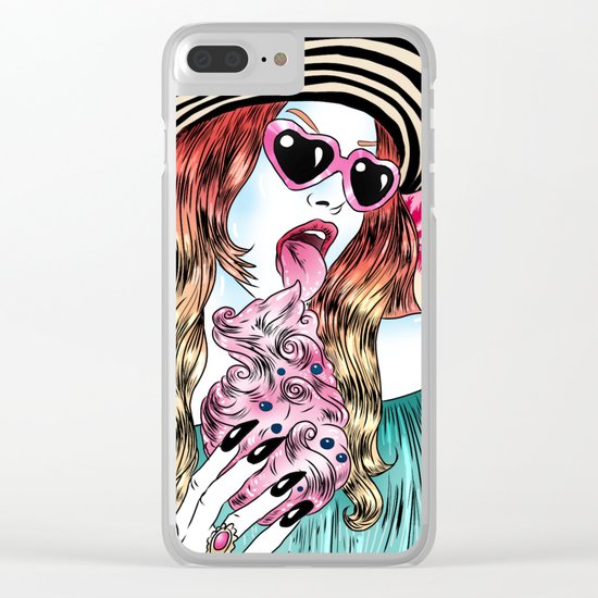 Vulgar Darling Clear iPhone Case