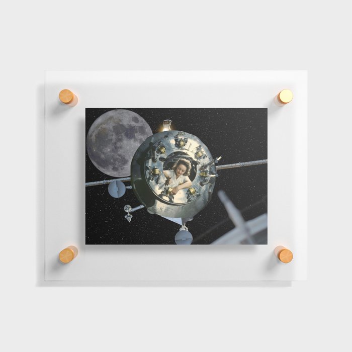 The Satellite Repair Floating Acrylic Print