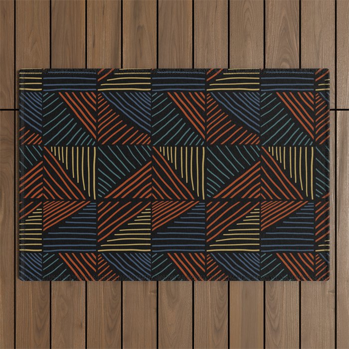African geometric pattern Outdoor Rug