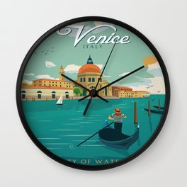 Vintage poster - Venice Wall Clock