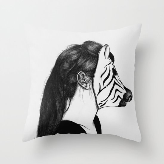 Peculiar II Throw Pillow