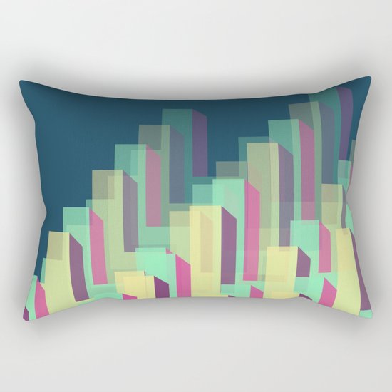 Blocks&Layers Rectangular Pillow