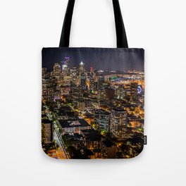 Seattle Nights Tote Bag