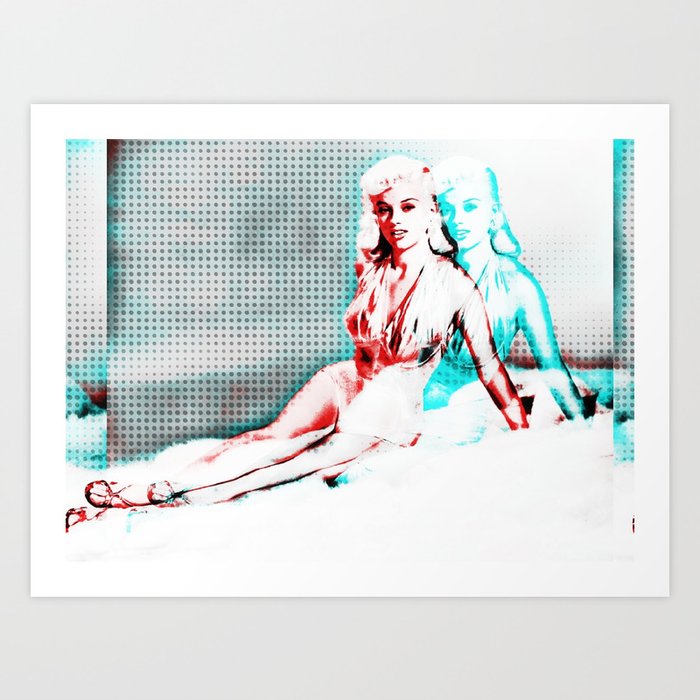 Out of Body Experience Pin Up Art Print