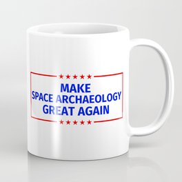 Space archaeology Funny Gift Coffee Mug | Curated, Spacearchaeology, Painting 