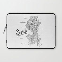 Seattle Map Laptop Sleeve