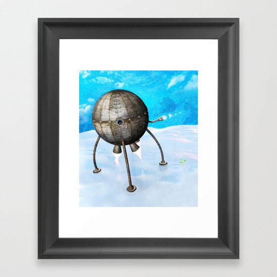 The Landing Framed Art Print