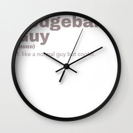 Dodgeball Guy - Dodgeball Wall Clock | Averagejoes, Film, Gym, Whitegoodman, Globogym, Painting, Purple, Sports, Purplecobras, Gymnasium 