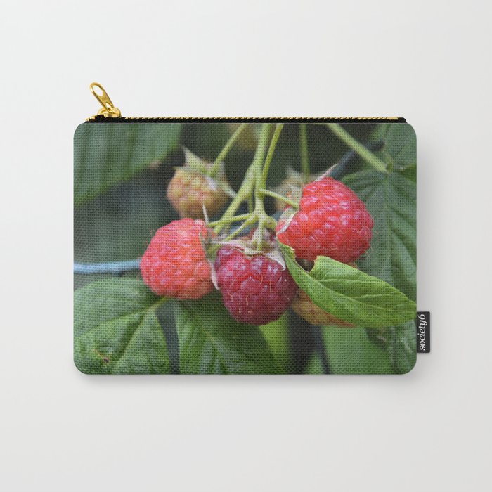 Raspberries Carry-All Pouch
