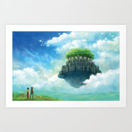 Castle in the Sky Art Print