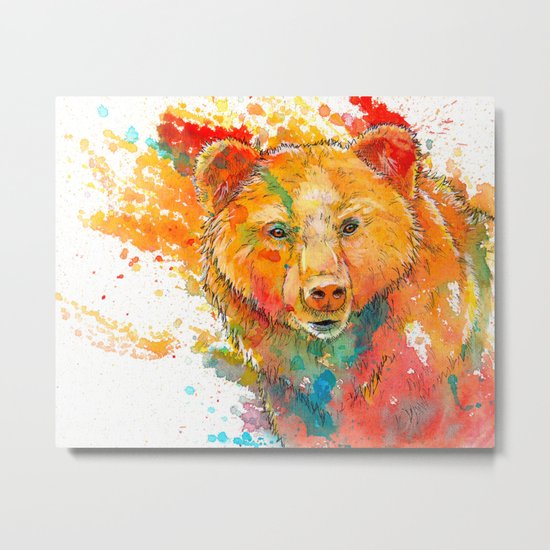 Ursa Major - bear painting Metal Print