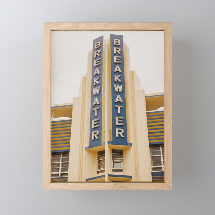 The Breakwater Hotel Framed Mini Art Print