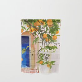 Wherever you go, go with all your heart | Summer Travel Morocco Boho Oranges | Architecture Building Wall Hanging