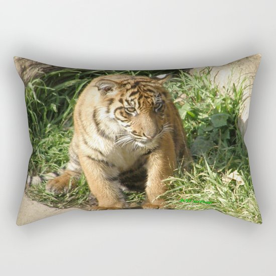 Young Tiger Rectangular Pillow