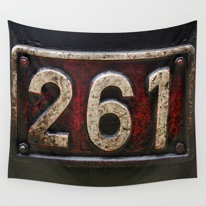 261 number Wall Tapestry