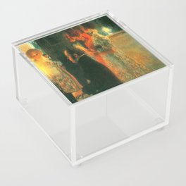 Gustav Klimt Schubert at the Piano Acrylic Box