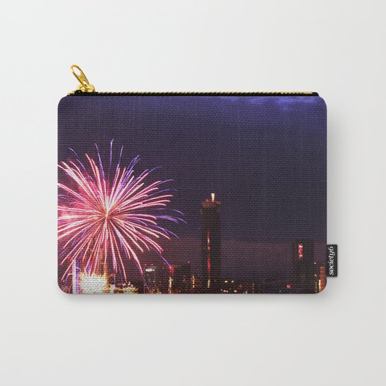Firework in storm clouds Carry-All Pouch