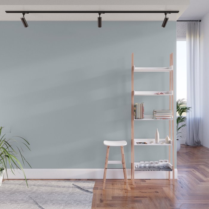 Purely Refined Light Pastel Blue Grey Solid Color Pairs To Sherwin