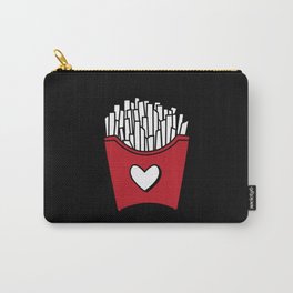 FRENCH FRIES / pattern pattern Carry-All Pouch | Frenchfries, Fries, Patternpattern, Graphicdesign, Pattern, Red, White, Black, Frites 