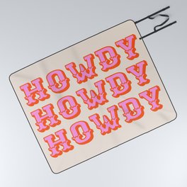howdy howdy Picnic Blanket