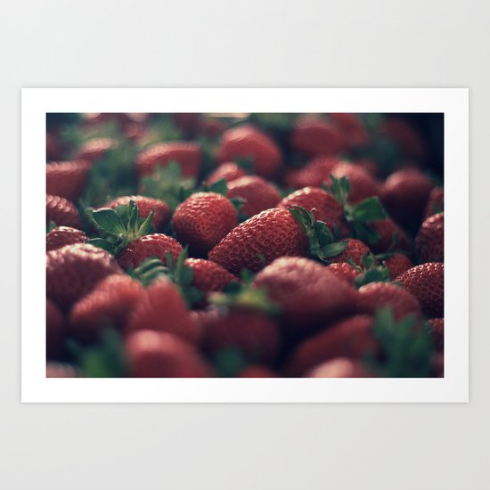 Strawberries Art Print