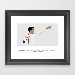 C. Ronaldo | CR07 Framed Art Print