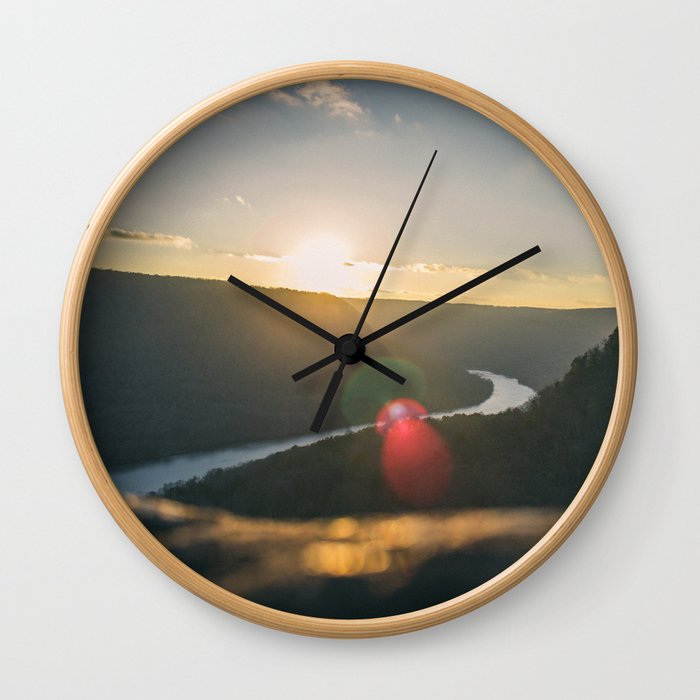 Signal Point Sunset Wall Clock