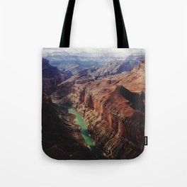 The Colorado Runs Through Marble Canyon Tote Bag