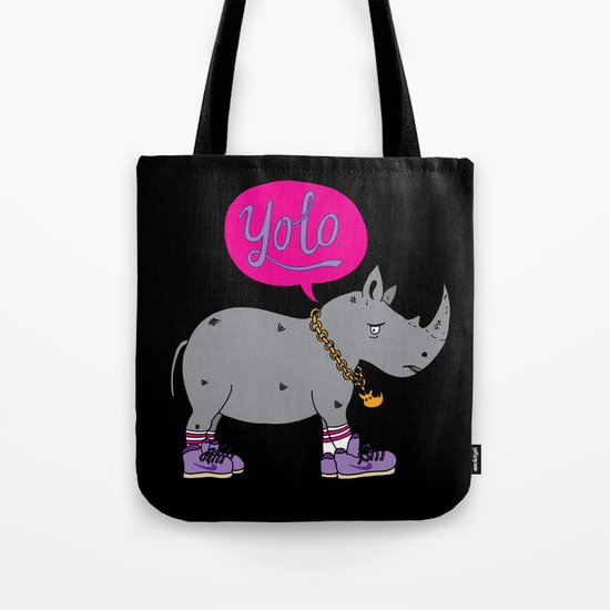Yolo Rhino Tote Bag