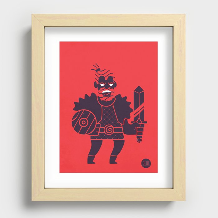 Barbarian Recessed Framed Print
