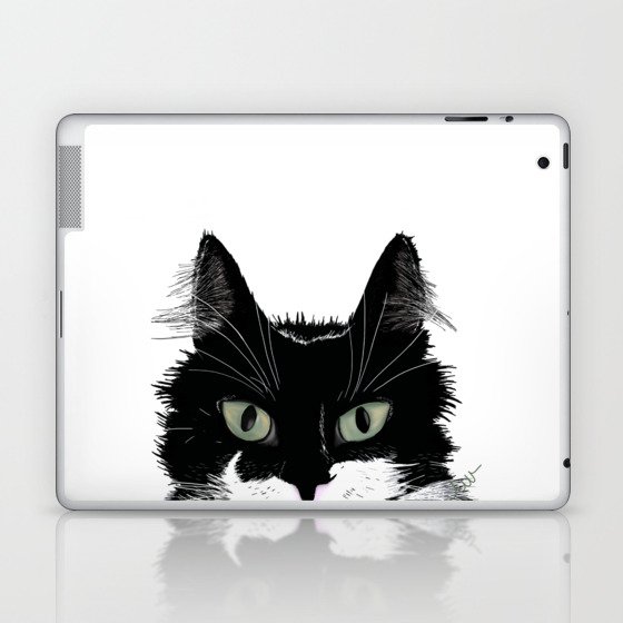 Tuxedo Cat Laptop & iPad Skin