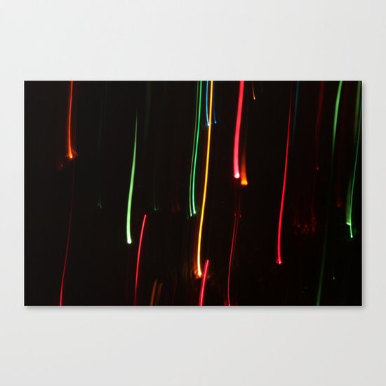 Abstract Motion Lights Canvas Print